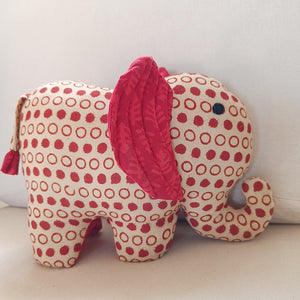 Mischievous Miko - Handmade soft toy elephant (9”/7”/3”)