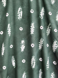 Green Seeds - Cotton Shibori Dress