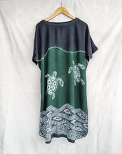 Load image into Gallery viewer, Turtles - Cotton Shibori Dress