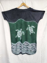 Load image into Gallery viewer, Turtles - Cotton Shibori Dress