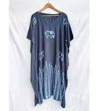 Load image into Gallery viewer, Grazing Herd - Cotton Shibori Kaftan