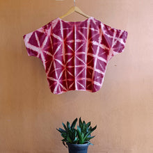 Load image into Gallery viewer, Earthen Cracks - Soft Shibori Cotton Top
