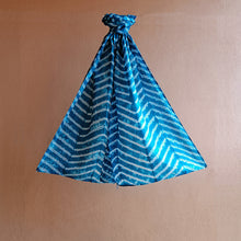 Load image into Gallery viewer, Blue Tracks -  Silk Shibori Stoles (22 inches by 80 inches)
