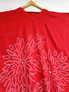 Chrysanthemum - Cotton Shibori Kaftan