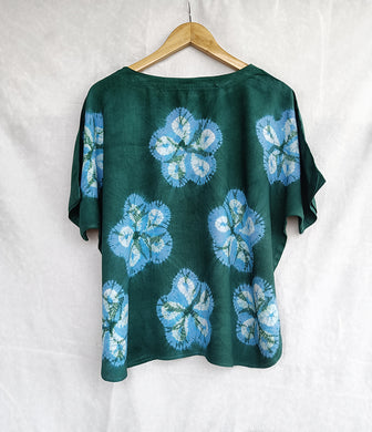 Island Holiday- Soft Shibori Cotton Top