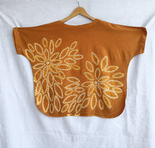 Load image into Gallery viewer, Orange Slices - Soft Shibori Cotton Top