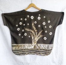 Load image into Gallery viewer, Tree of life (Brown) - Soft Shibori Cotton Top