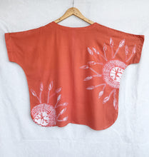Load image into Gallery viewer, Coral - Soft Shibori Cotton Top