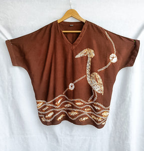 Stork - Soft Shibori Cotton Top