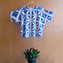 Load image into Gallery viewer, Cool Cracks - Soft Shibori Cotton Top
