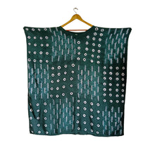 Load image into Gallery viewer, Rain drops - Cotton Shibori Kaftan