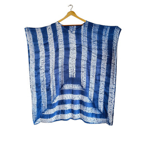 Perrywinkle - Cotton Shibori Kaftan