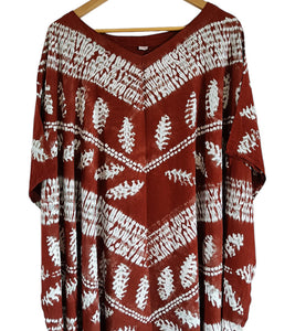 Earth - Cotton Shibori Kaftan
