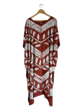 Load image into Gallery viewer, Earth - Cotton Shibori Kaftan