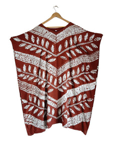 Earth - Cotton Shibori Kaftan