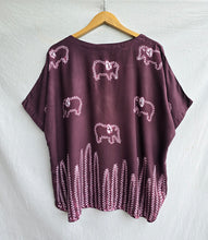 Load image into Gallery viewer, Elephant Song - Soft Shibori Cotton Top