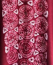 Load image into Gallery viewer, Red Mosaic - Soft Shibori Cotton Top