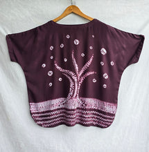 Load image into Gallery viewer, Tree of Life - Soft Shibori Cotton Top