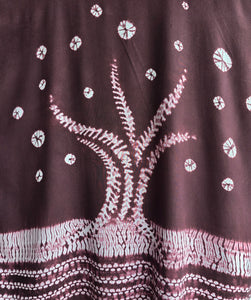 Tree of Life - Soft Shibori Cotton Top