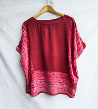 Load image into Gallery viewer, Red Nui - Soft Shibori Cotton Top