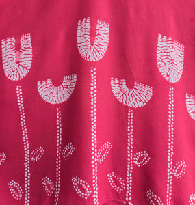Wild Grass - Soft Shibori Cotton Top