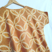 Load image into Gallery viewer, Mustard - Cotton Shibori Dress