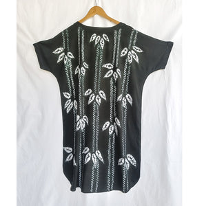 Black Bamboo - Cotton Shibori Dress