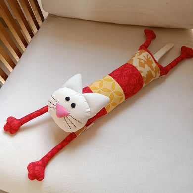 Simba the Kitty – Upcycled handmade soft toy