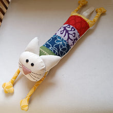 Load image into Gallery viewer, Purry – Upcycled handmade soft toy