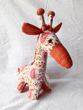 Load image into Gallery viewer, Bella the giraffe  – Handmade soft toy (11.5”/9”/3”)
