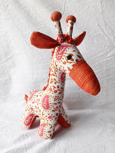 Bella the giraffe  – Handmade soft toy (11.5”/9”/3”)
