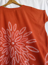 Load image into Gallery viewer, Tangerine - Cotton Shibori Dress