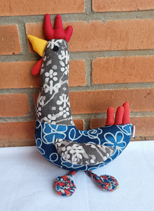 Chameli the Chicken – Upcycled handmade soft toy