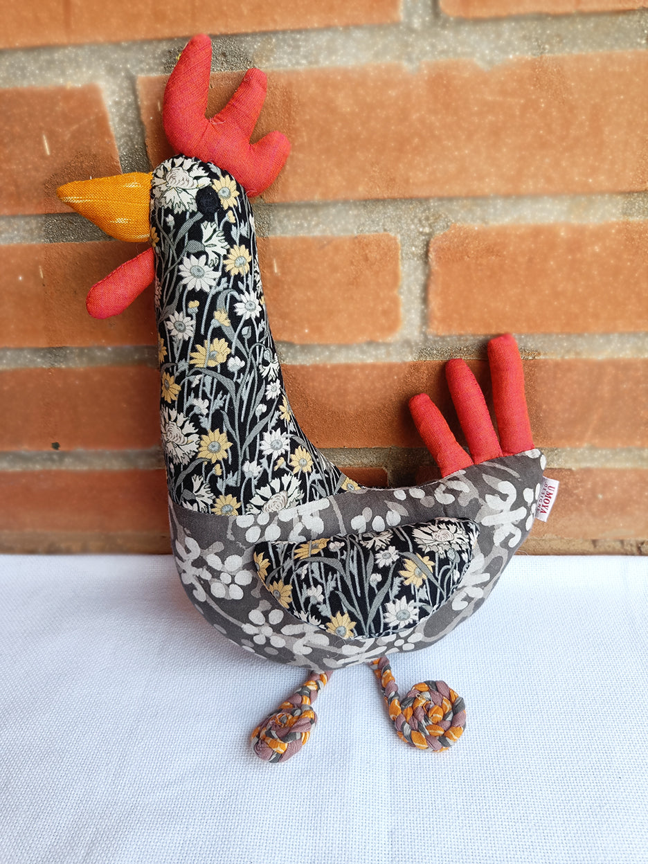 Clucky the Chicken – Upcycled handmade soft toy