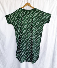 Load image into Gallery viewer, Green Showers - Cotton Shibori Dress