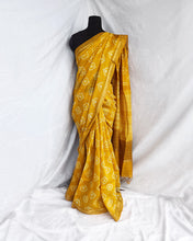 Load image into Gallery viewer, Diya - Tussar Silk Shibori Saree