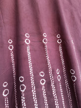 Load image into Gallery viewer, Plump Plums - Cotton Shibori Dress
