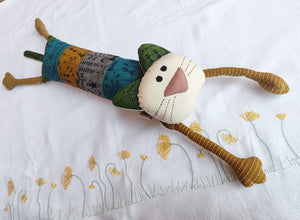 Purry – Upcycled handmade soft toy