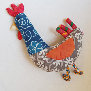 Charlie the Chicken – Upcycled handmade soft toy