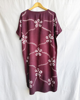 Falling Flowers - Cotton Shibori Dress