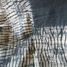 Load image into Gallery viewer, Charcoal - Cotton Shibori Cape