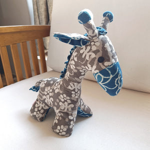 Ruby the Giraffe  – Handmade soft toy (11.5”/9”/3”)