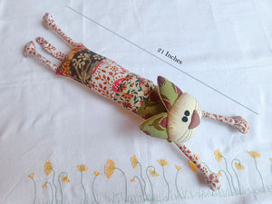 Franco the Kitty – Upcycled handmade soft toy