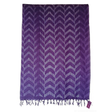 Load image into Gallery viewer, Purple Arrow - Tussar Silk Shibori Dupatta