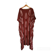 Load image into Gallery viewer, Earth - Cotton Shibori Kaftan