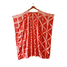 Load image into Gallery viewer, Red Triangles - Cotton Shibori Kaftan