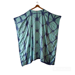 Clear Skies - Cotton Shibori Kaftan
