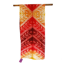 Load image into Gallery viewer, Autumn Leaves -  Silk Shibori Stoles (22 inches by 80 inches)