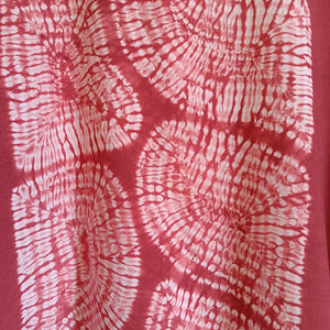 Pink Terracotta - Soft Shibori Cotton Top