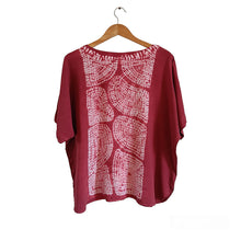 Load image into Gallery viewer, Pink Terracotta - Soft Shibori Cotton Top